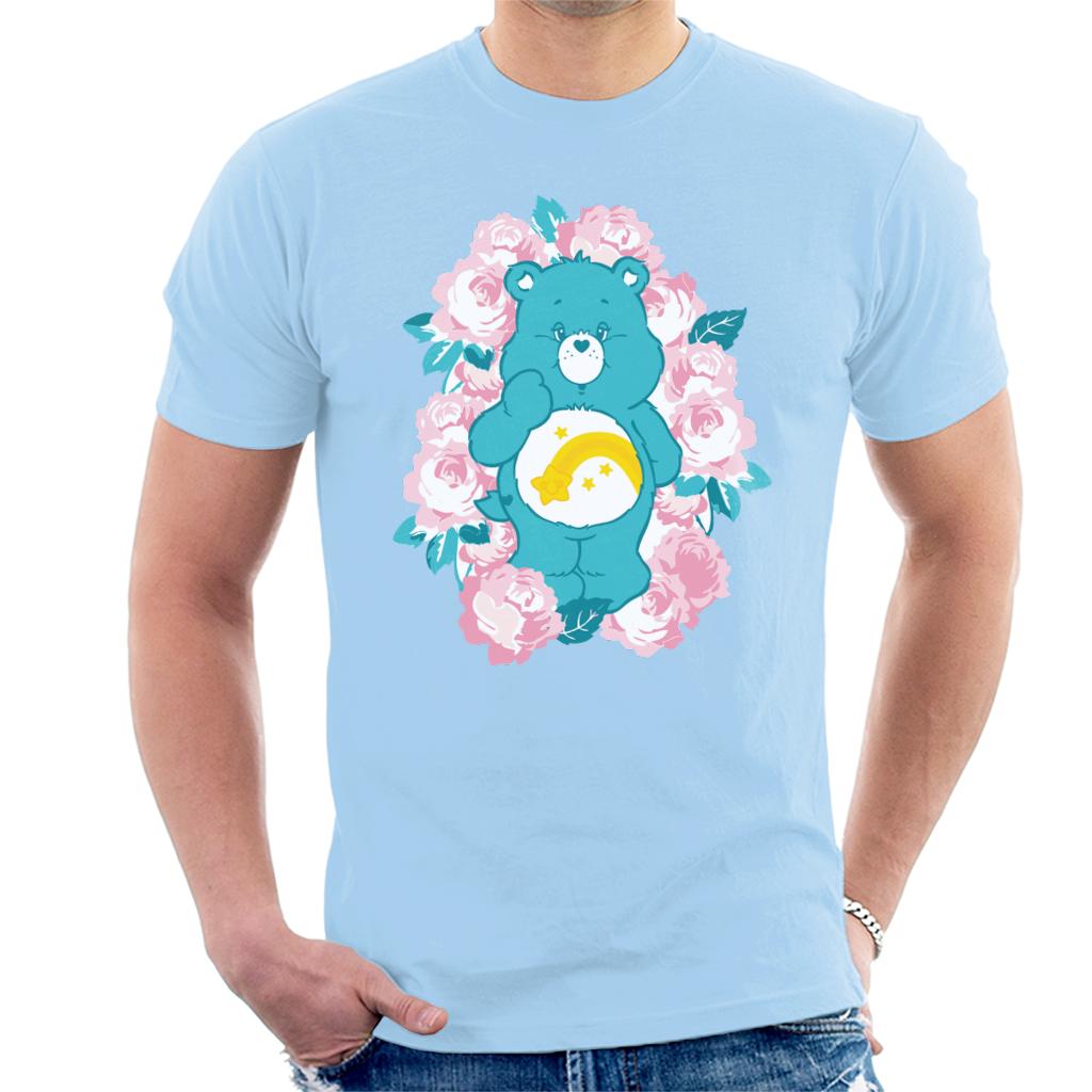 Care Bears Wish Bear Pink Flowers Men's T-Shirt product image 4