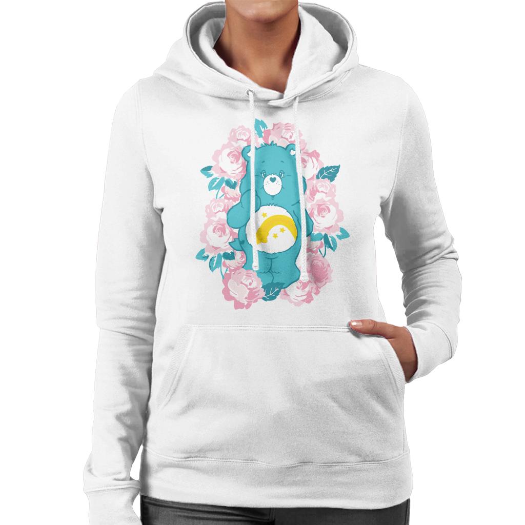 Care Bears Wish Bear Pink Flowers Women's Hooded Sweatshirt product image 1