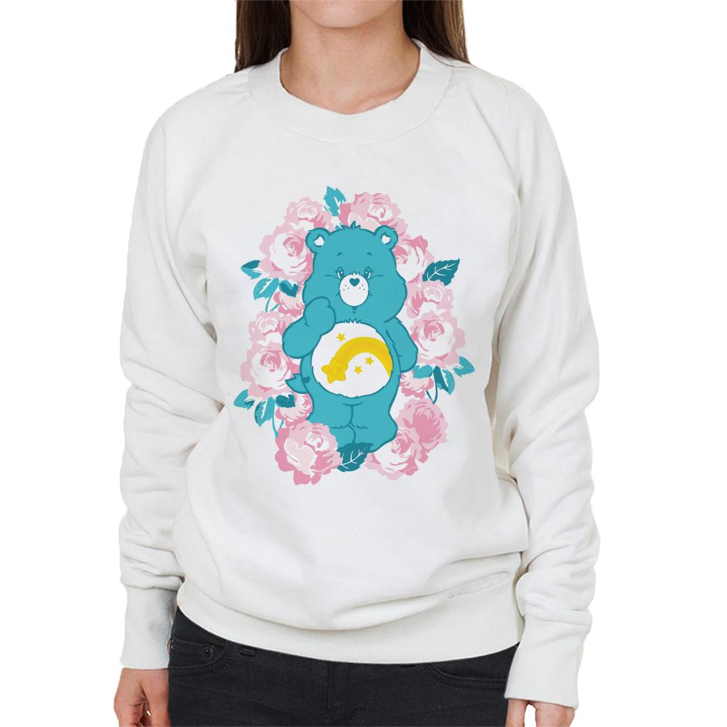 Care Bears Wish Bear Pink Flowers Women's Sweatshirt product image 1