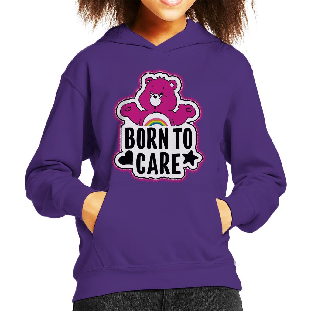 Care Bears Cheer Bear Born To Kid's Hooded Sweatshirt product image 4