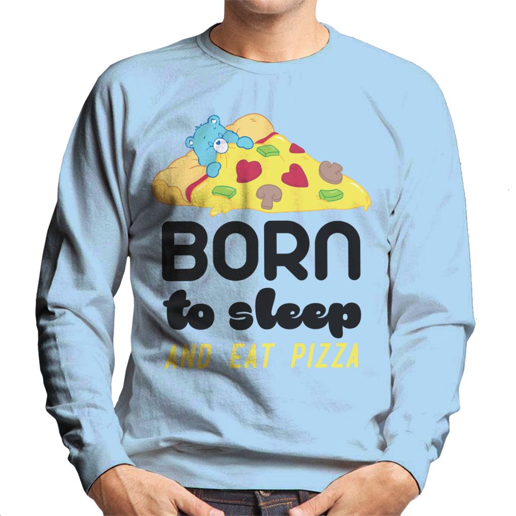 Care Bears Bedtime Bear Born To Sleep And Eat Pizza Men's product image 4