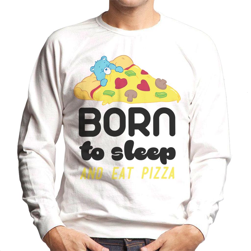 Care Bears Bedtime Bear Born To Sleep And Eat Pizza Men's product image 1