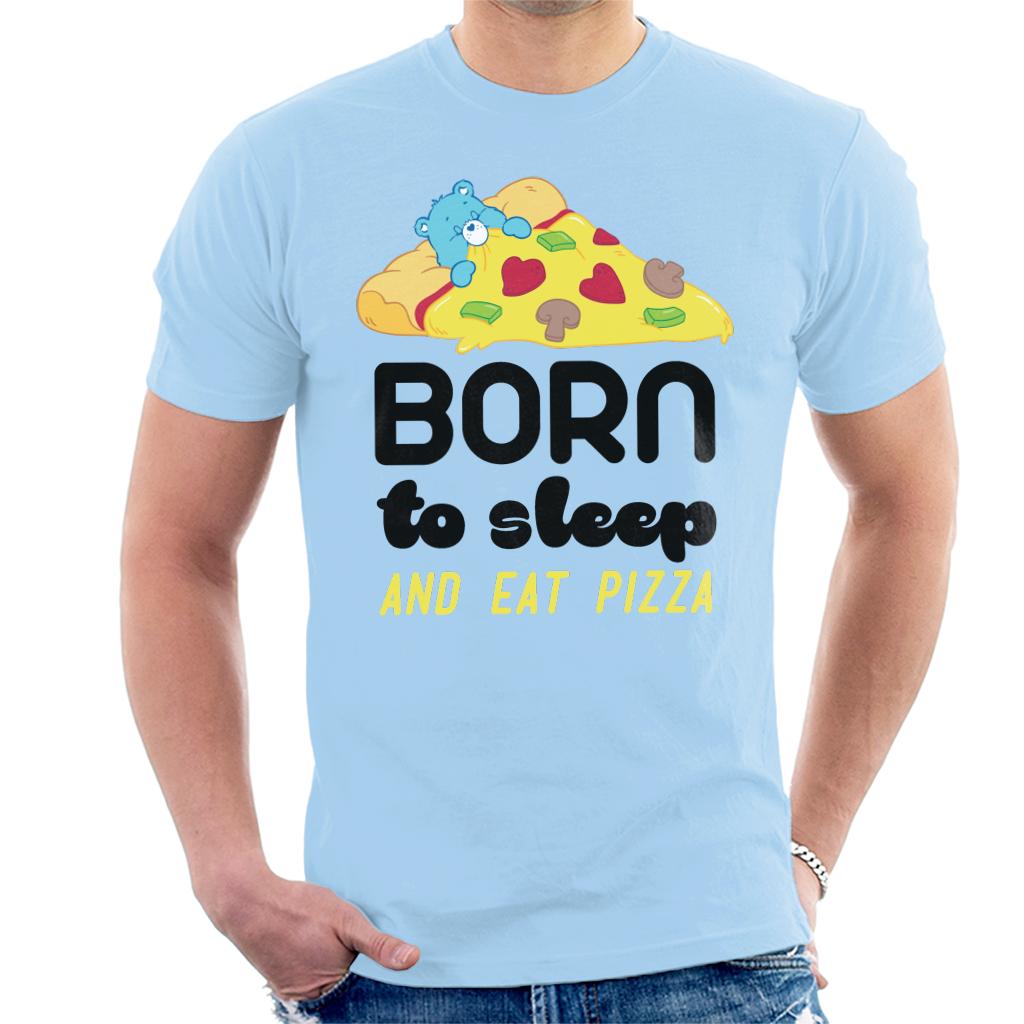 Care Bears Bedtime Bear Born To Sleep And Eat Pizza Men's product image 4