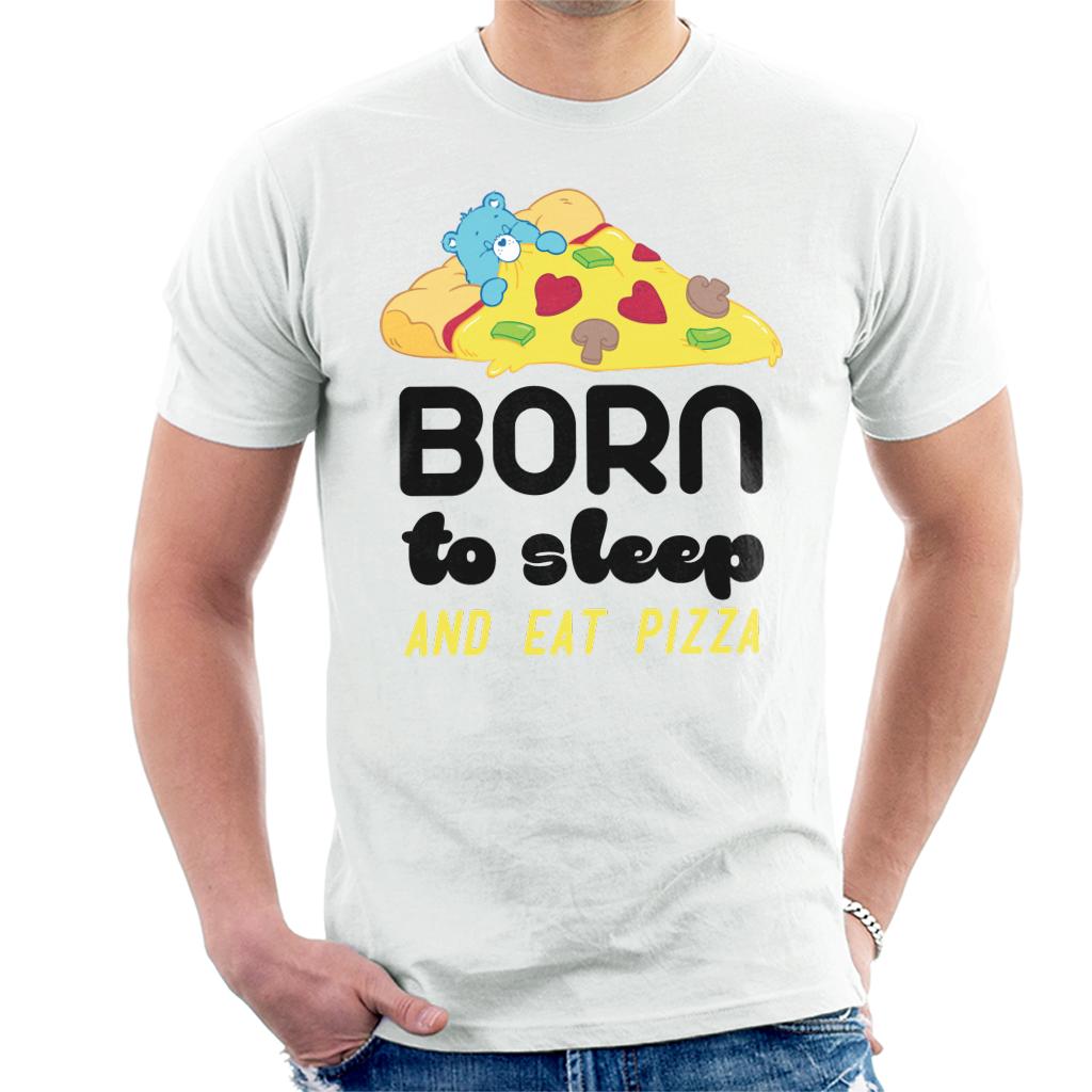 Care Bears Bedtime Bear Born To Sleep And Eat Pizza Men's product image 1