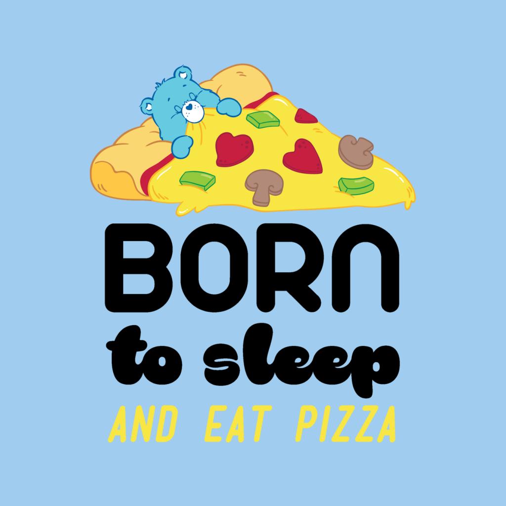 Care Bears Bedtime Bear Born To Sleep And Eat Pizza Men's product image 5