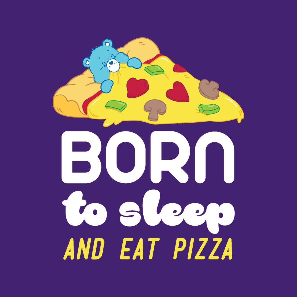 Care Bears Bedtime Bear Born To Sleep And Eat Pizza White product image 5