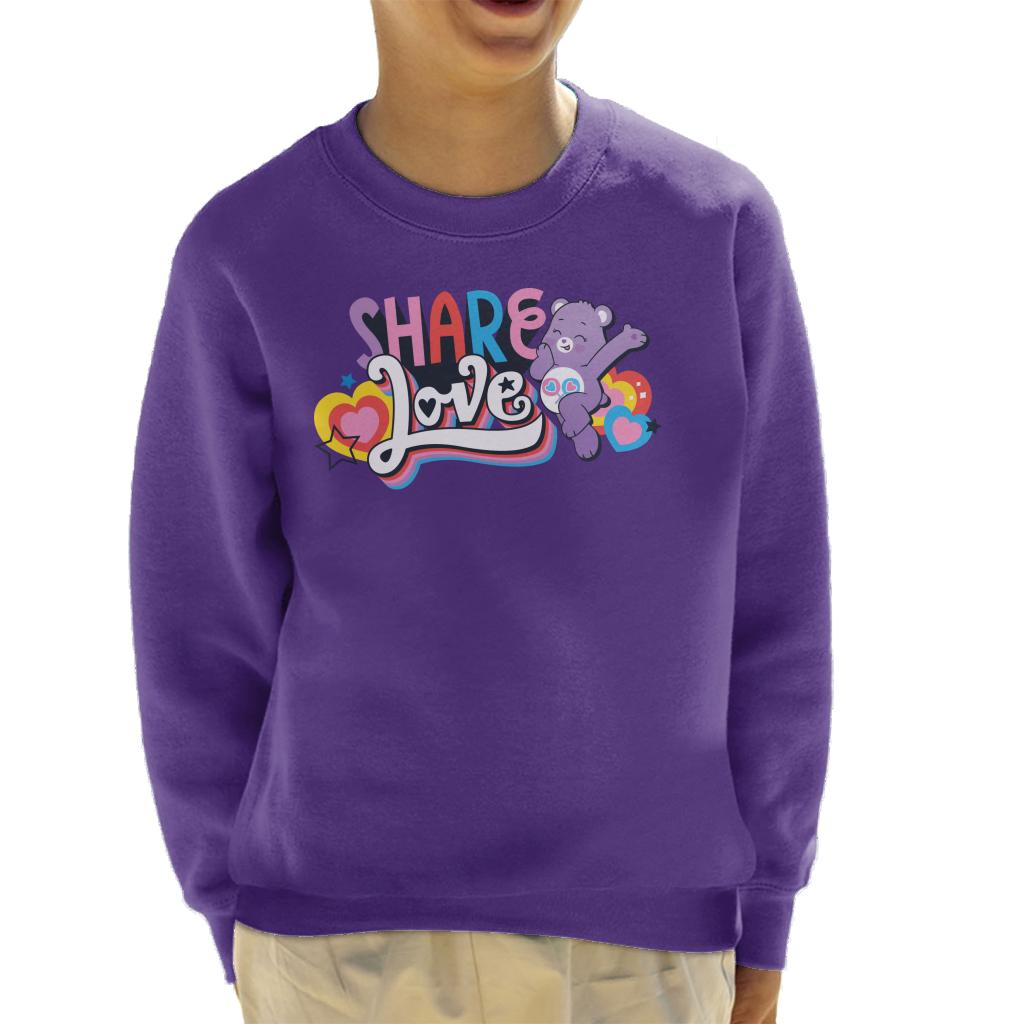 Care Bears Unlock The Magic Share Love Kid's Sweatshirt product image 1