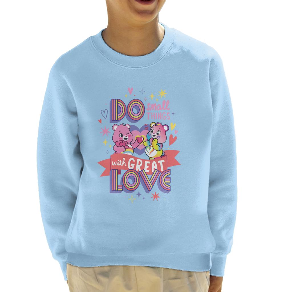 Care Bears Togetherness Bear Great Love Kid's Sweatshirt product image 4