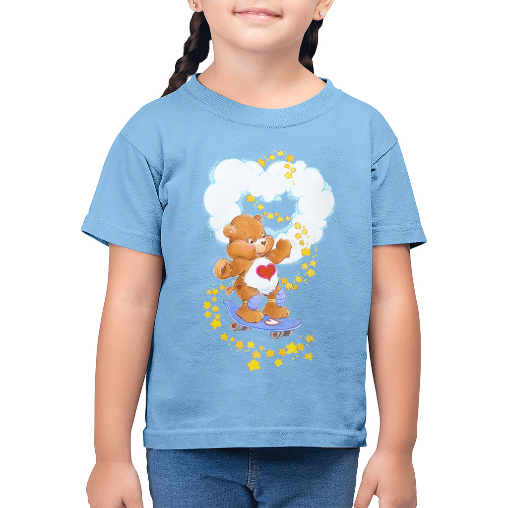 Care Bears Tenderheart Bear Stars Kid's T-Shirt product image 4