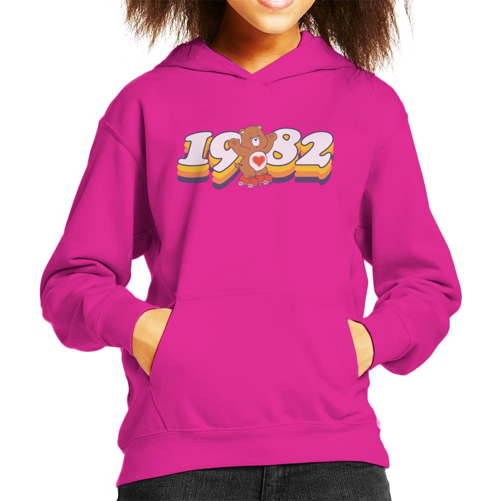 Care Bears Tenderheart Bear 1982 Kid's Hooded Sweatshirt product image 6