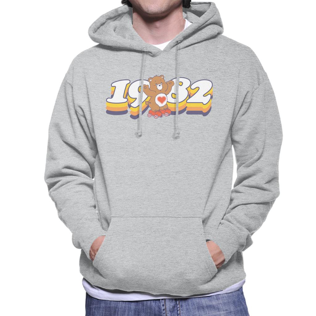 Care Bears Tenderheart Bear 1982 Men's Hooded Sweatshirt product image 1