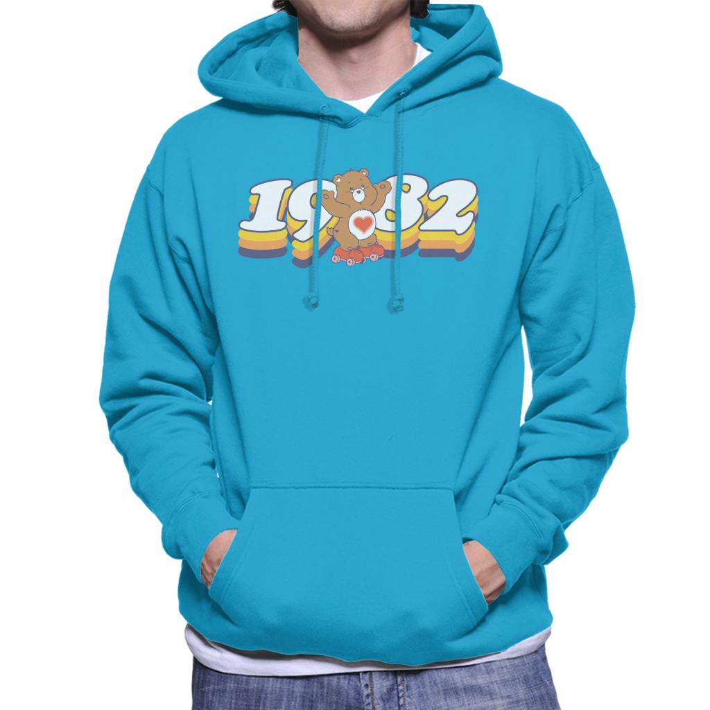 Care Bears Tenderheart Bear 1982 Men's Hooded Sweatshirt product image 4