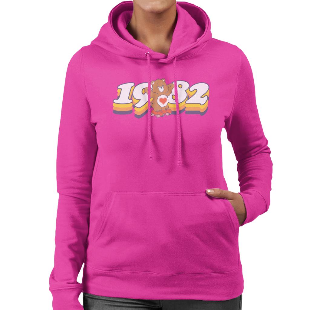 Care Bears Tenderheart Bear 1982 Women's Hooded Sweatshirt product image 6