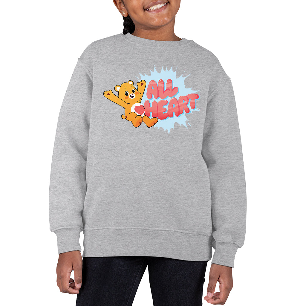 Care Bears Tenderheart Bear All Heart Kid's Sweatshirt product image 1
