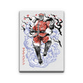 Crimson Dictator Sumi-e - Canvas Print