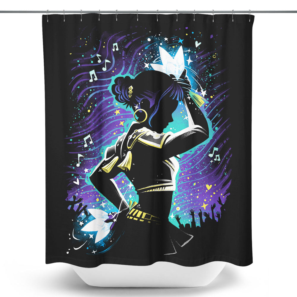 Crowned Idol - Shower Curtain