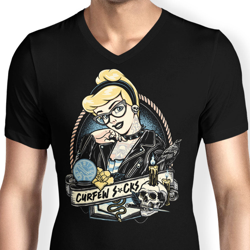 Curfew Sucks - Men's V-Neck product image 4