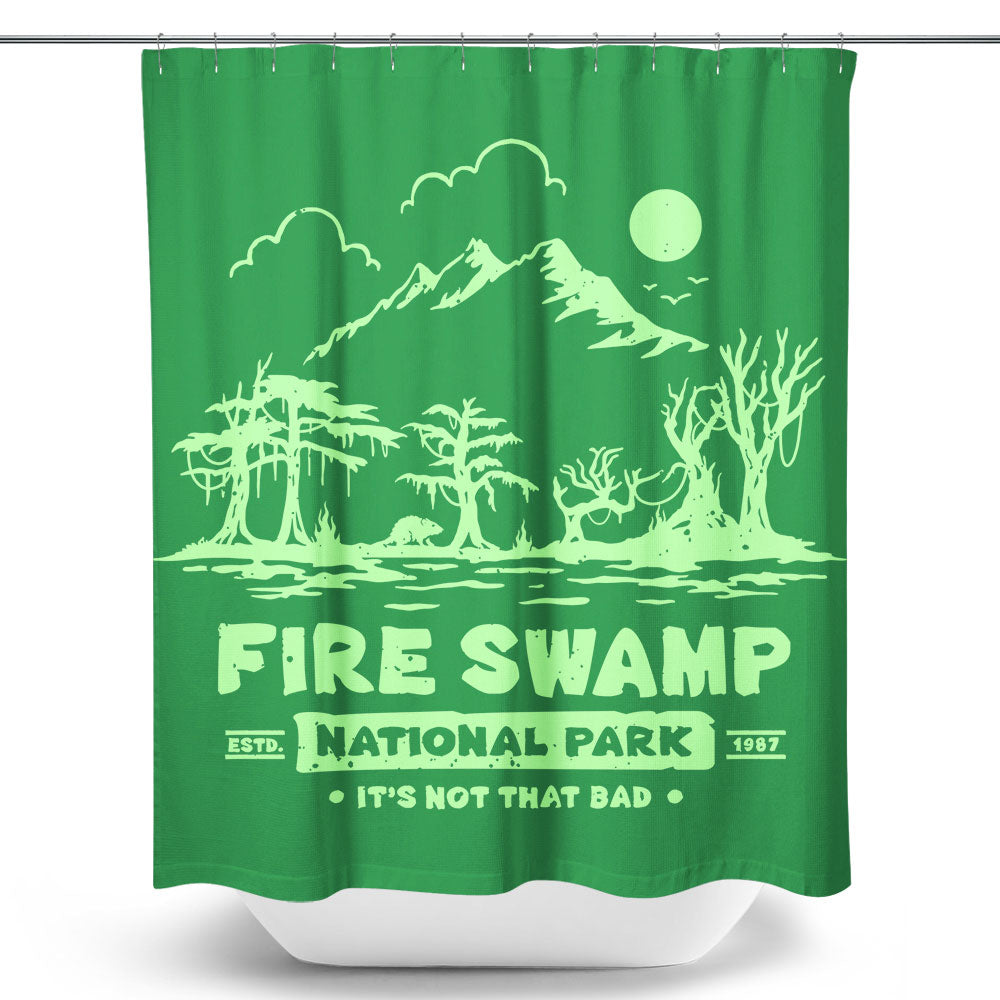 Fire Swamp National Park - Shower Curtain