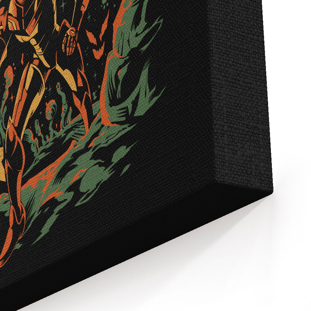 Galactic Hunt Tales - Canvas Print