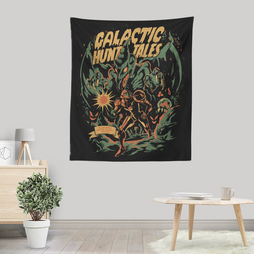 Galactic Hunt Tales - Wall Tapestry