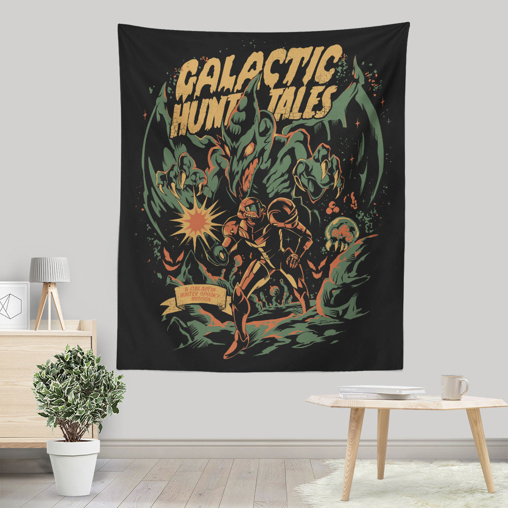 Galactic Hunt Tales - Wall Tapestry