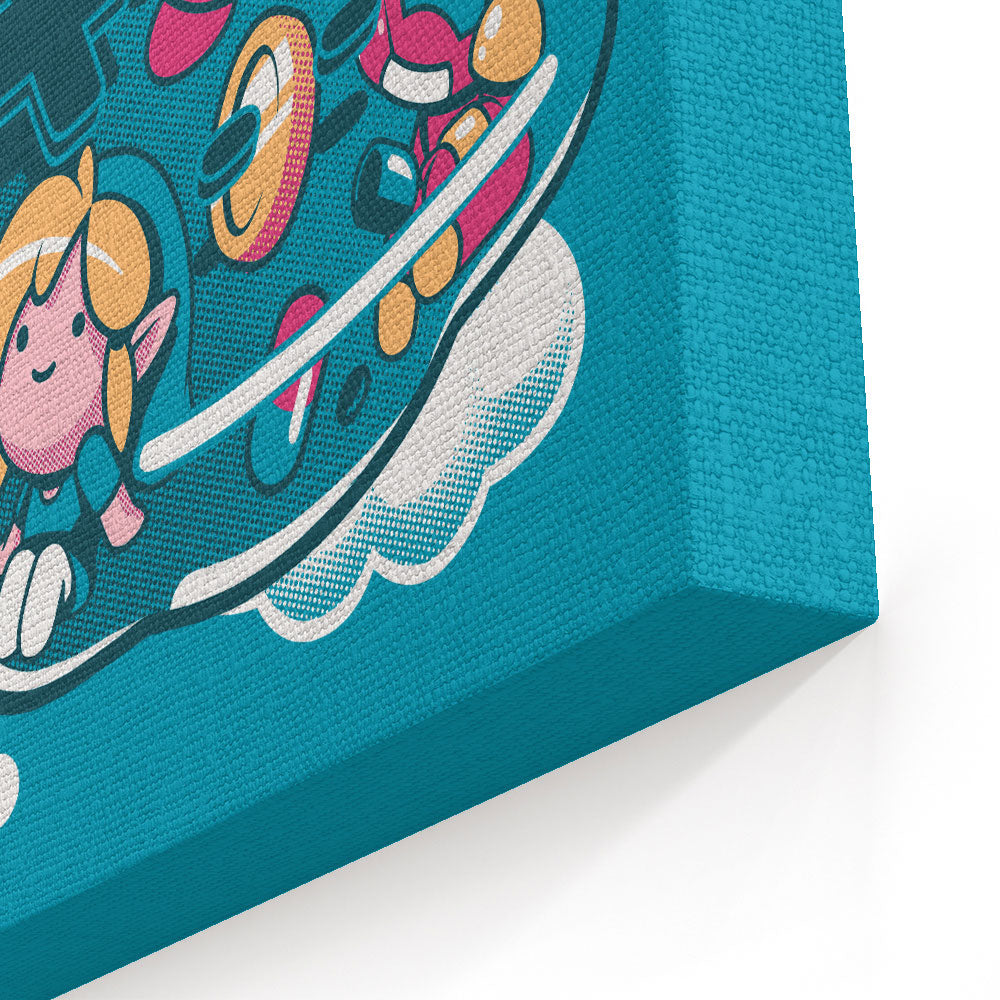 Game Folks - Canvas Print