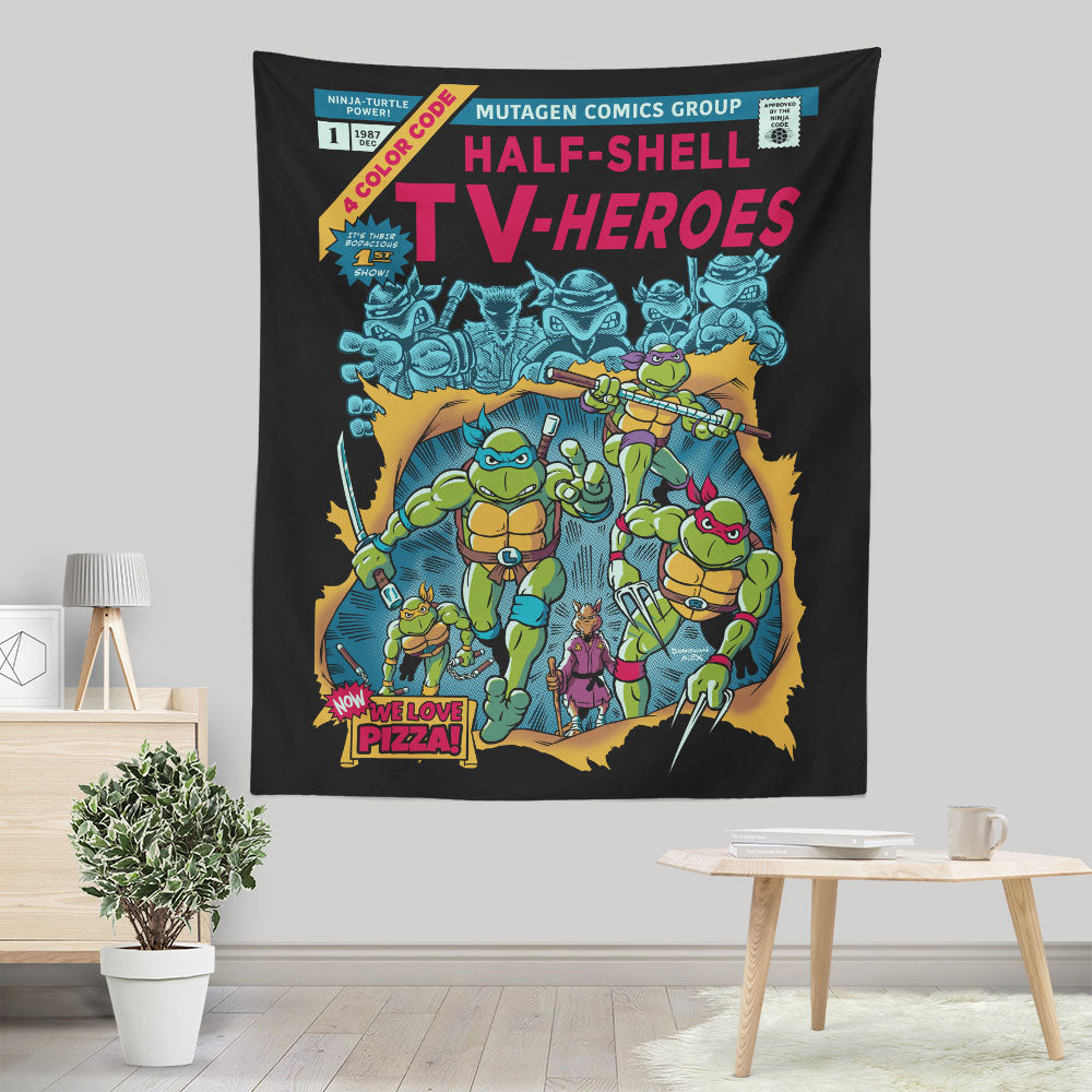 Half-Shell Heroes - Wall Tapestry