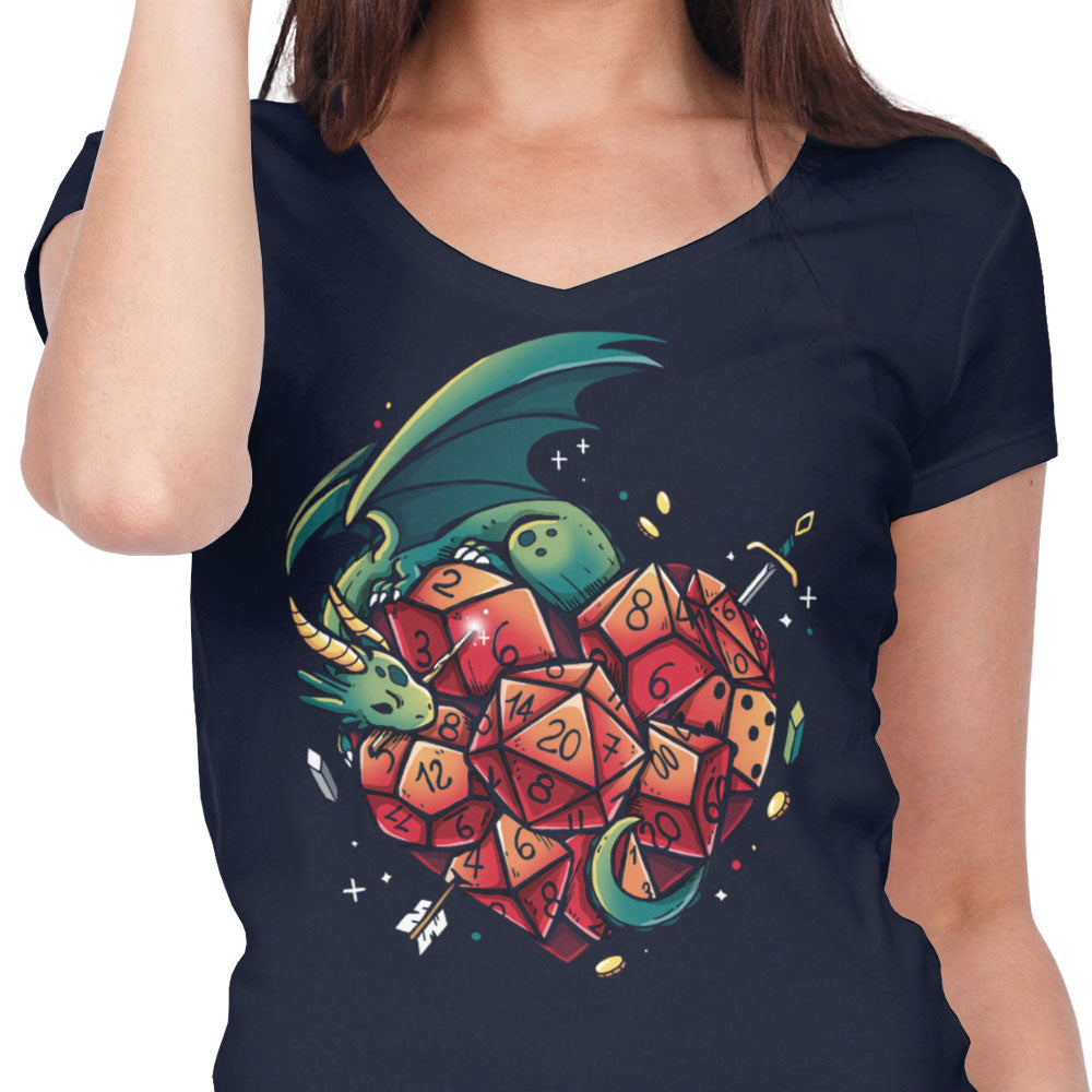 Heart of a Gamer - Women's V-Neck product image 5