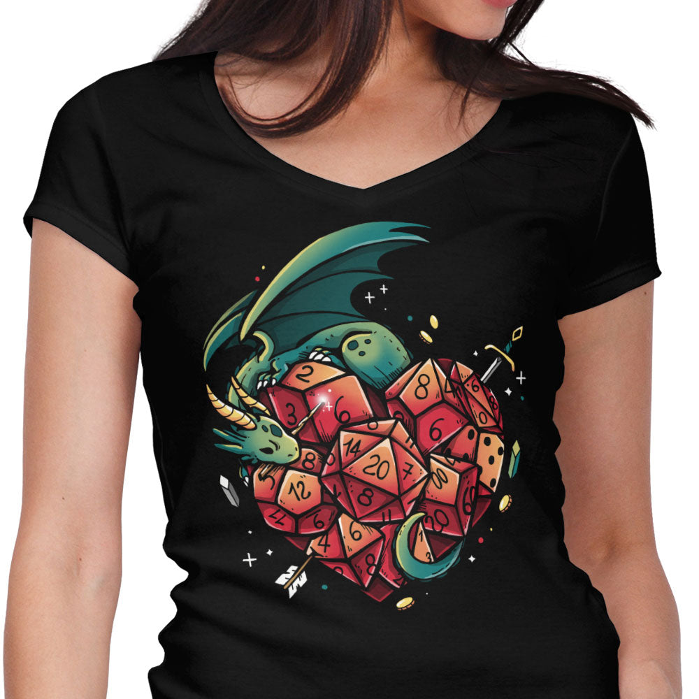 Heart of a Gamer - Women's V-Neck product image 1
