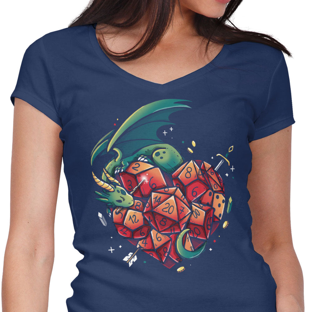 Heart of a Gamer - Women's V-Neck product image 3