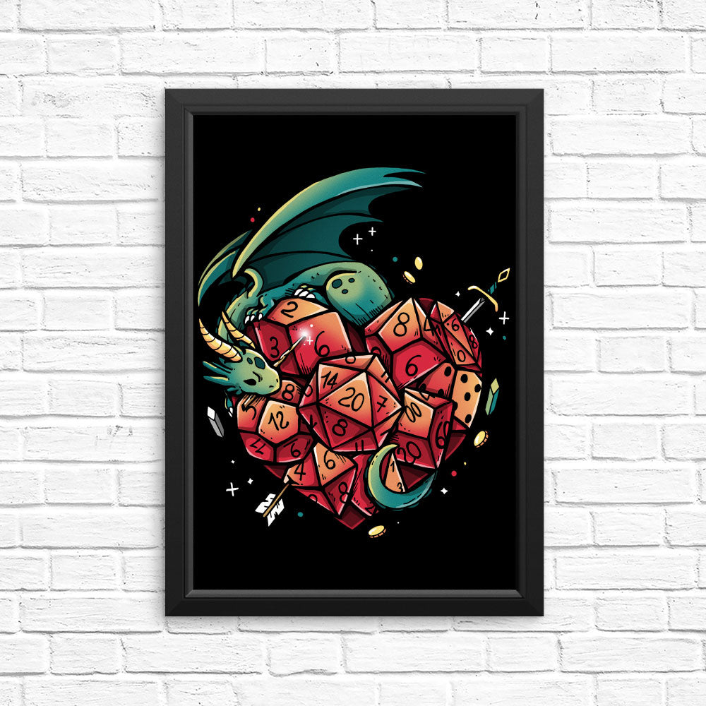 Heart of a Gamer - Posters & Prints