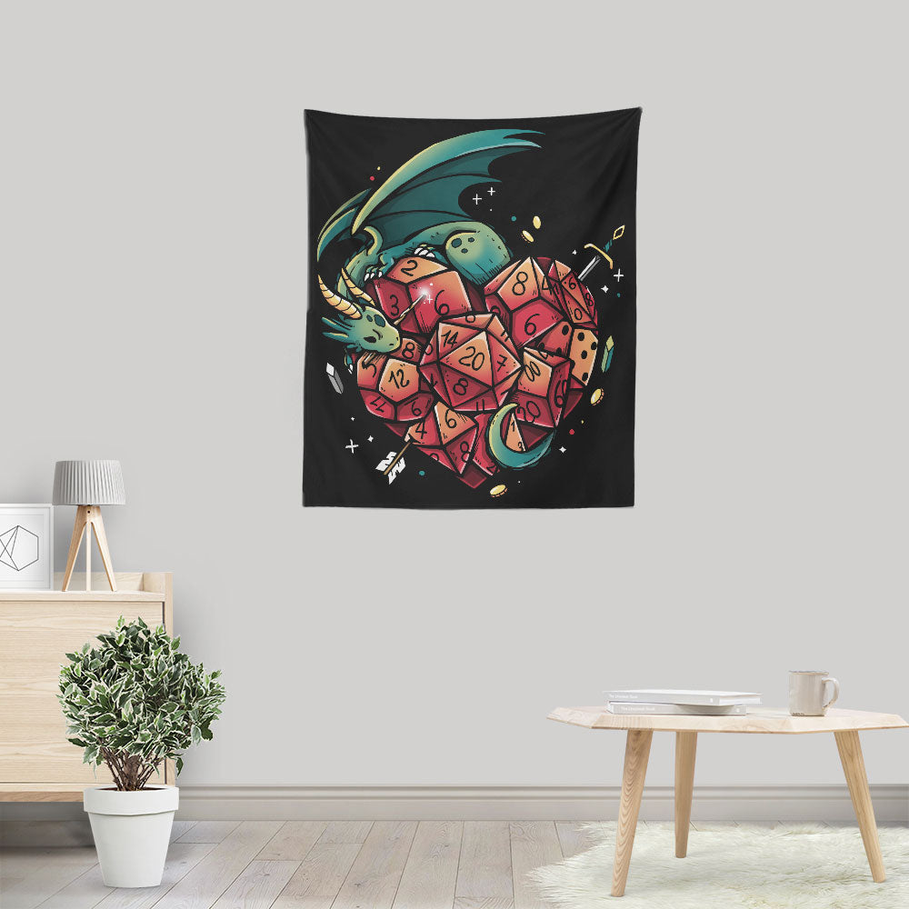Heart of a Gamer - Wall Tapestry