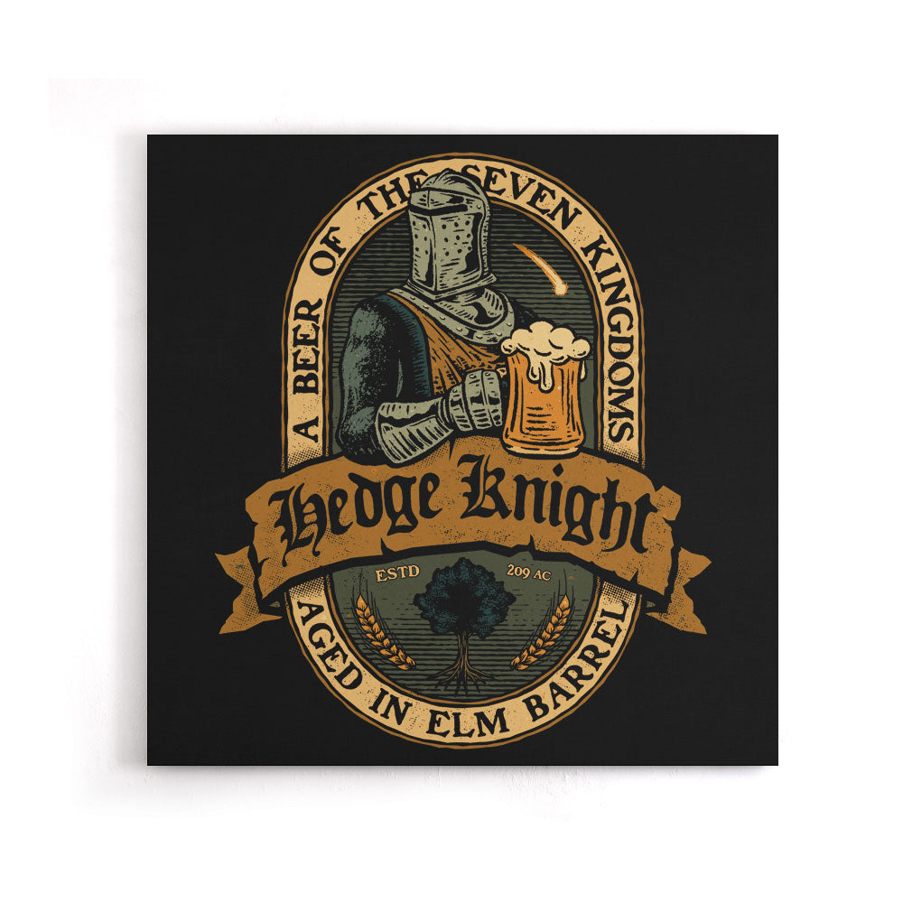 Hedge Knight Beer - Canvas Print