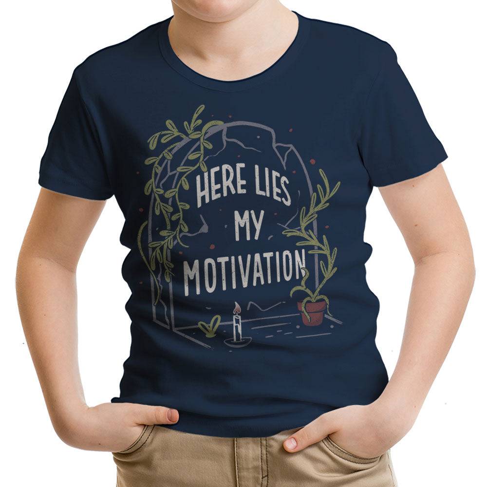 Here Lies My Motivation - Youth Apparel product image 2