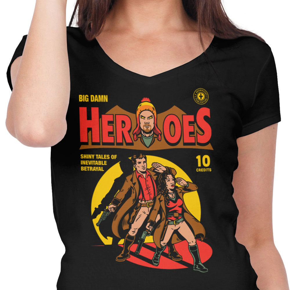 Heroes Comic - Women's V-Neck product image 3