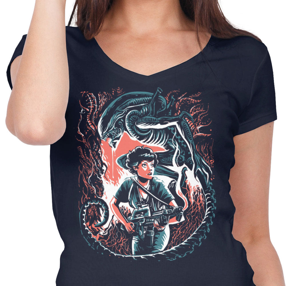 Hunter Hunted - Women's V-Neck product image 5