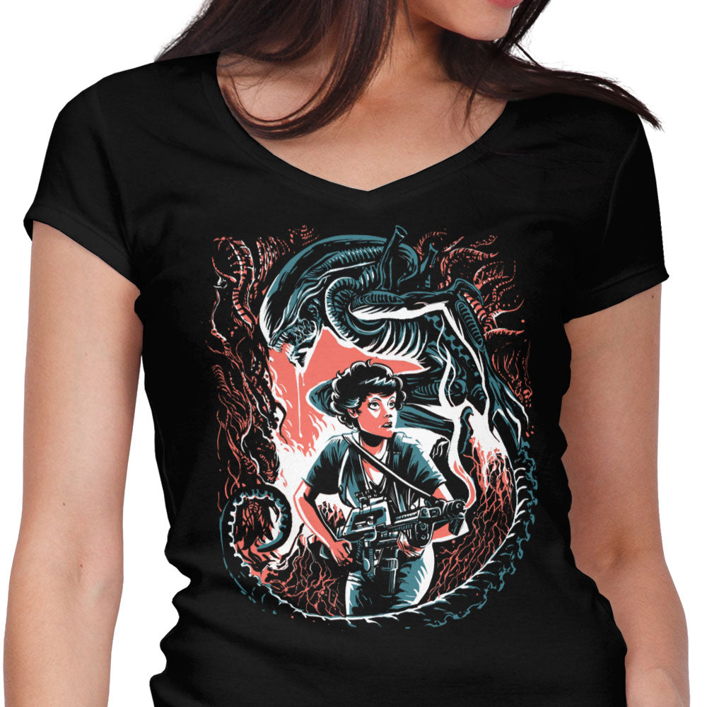 Hunter Hunted - Women's V-Neck product image 1