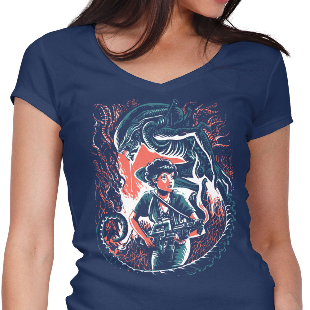 Hunter Hunted - Women's V-Neck product image 3