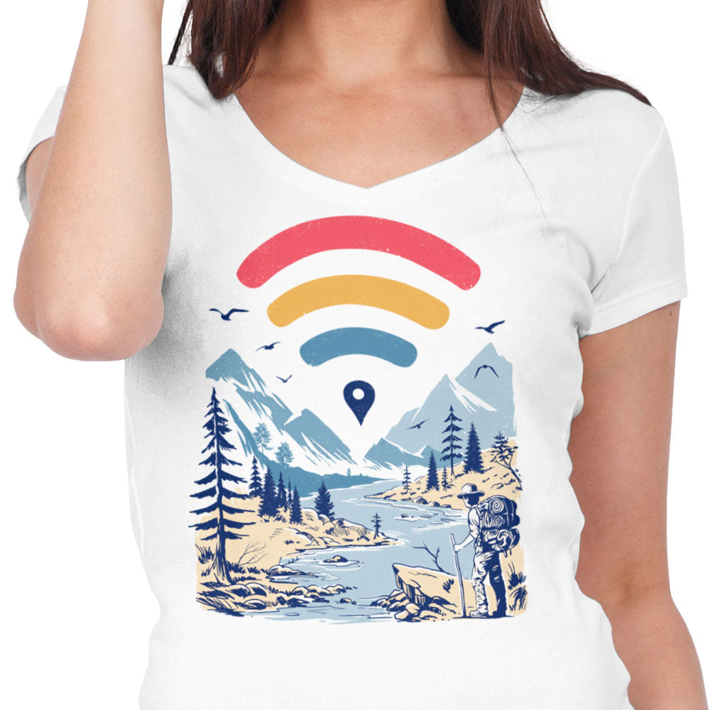 Internet Explorer - Women's V-Neck product image 3