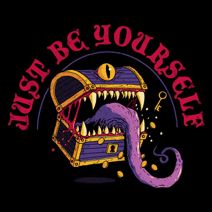 Just Be Yourself - Shower Curtain