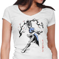 Kicking Beauty Sumi-e - Women's V-Neck product image 1