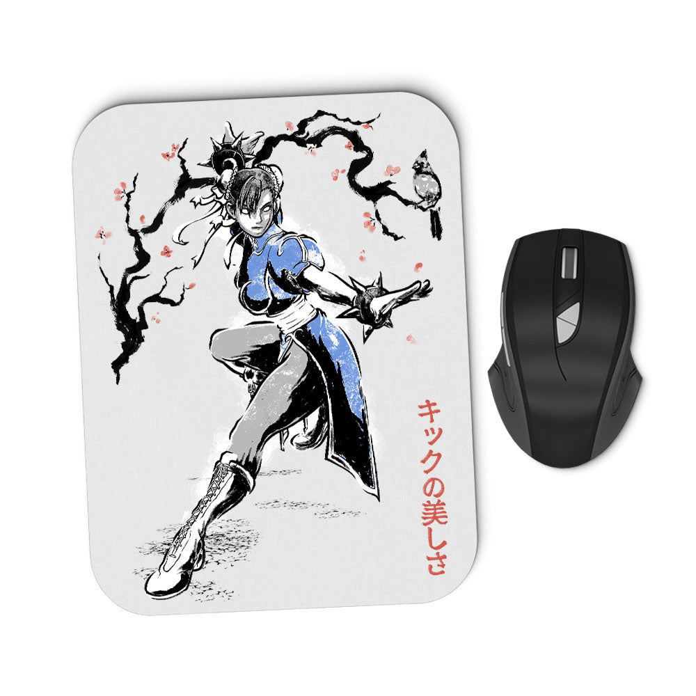 Kicking Beauty Sumi-e - Mousepad product image 1