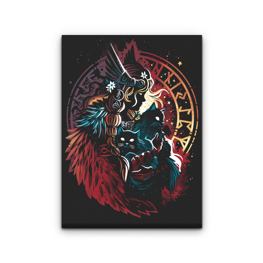 Lady of the Vanir - Canvas Print