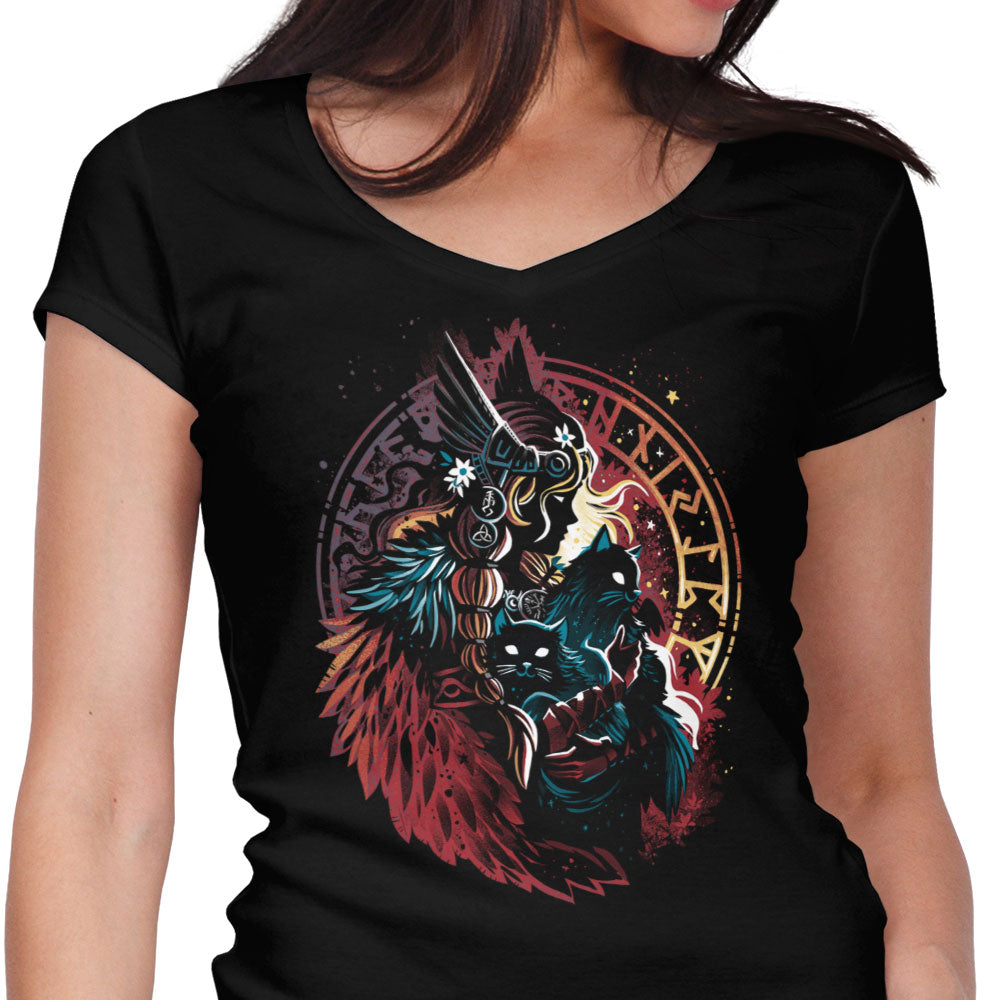 Lady of the Vanir - Women's V-Neck product image 1