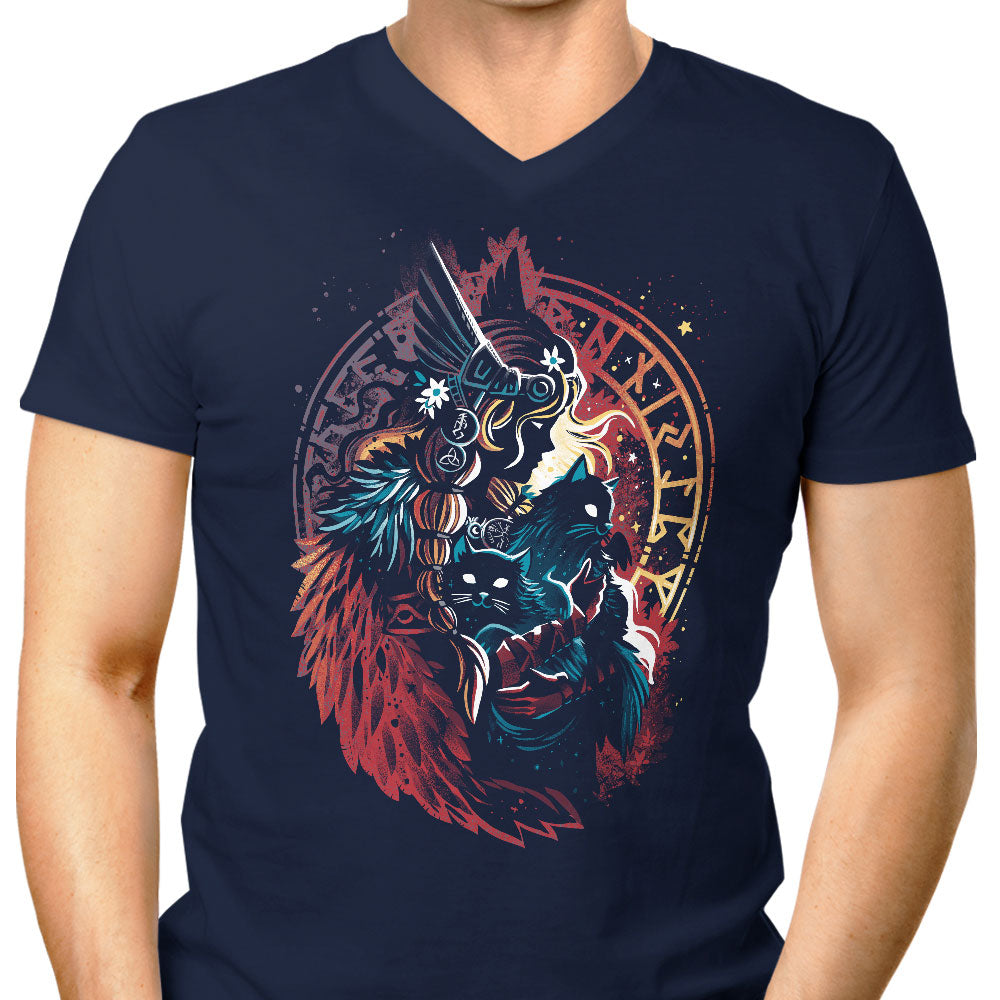 Lady of the Vanir - Men's V-Neck product image 3