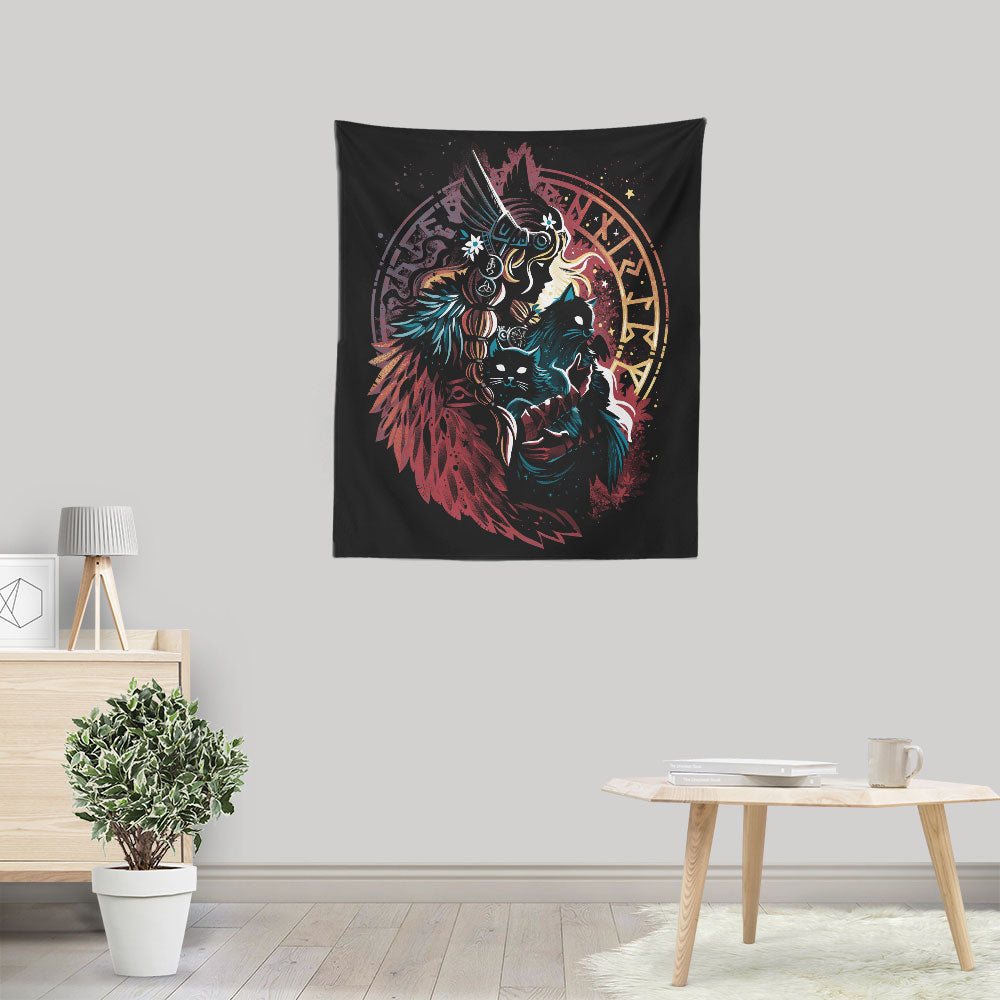 Lady of the Vanir - Wall Tapestry
