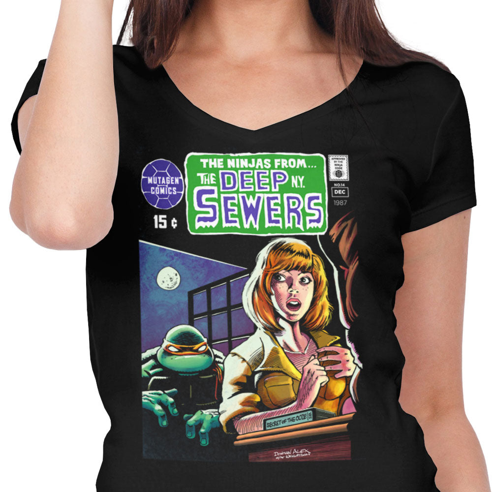 Ninjas from the Deep - Women's V-Neck product image 4