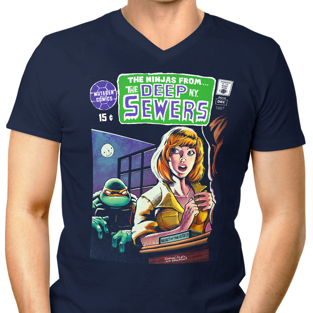 Ninjas from the Deep - Men's V-Neck product image 3