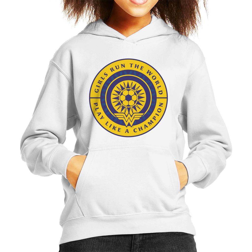 Wonder Woman Sports Girls Run The World Kid's Hooded product image 6