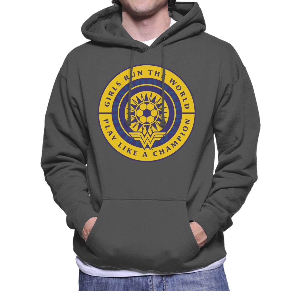 Wonder Woman Sports Girls Run The World Men's Hooded product image 4